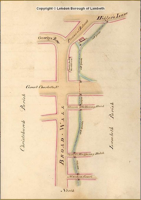 CHATFIELD John 1803-1888 Map Southwark.jpg